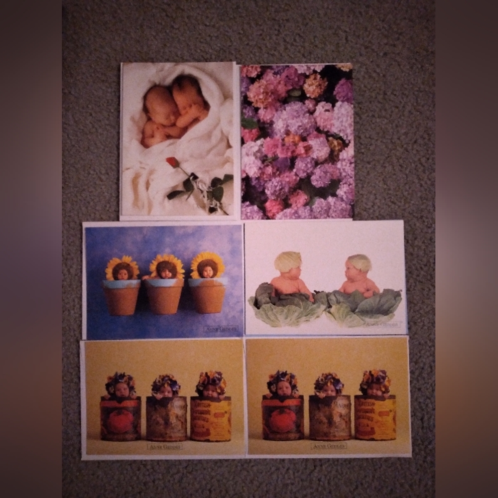 Anne Geddes cards lot of (6)